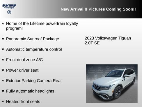 Used 2023 Volkswagen Tiguan SE w/ Panoramic Sunroof Package image 6