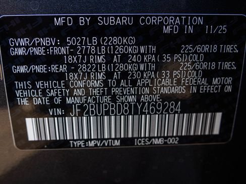 Used 2026 Subaru Outback Premium AWD/4WD image 88