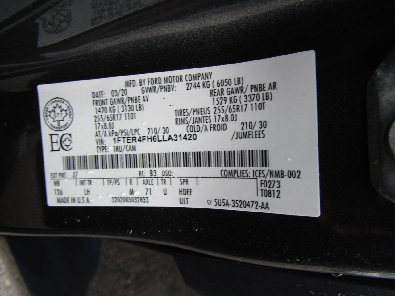 Used 2020 Ford Ranger XLT w/ Equipment Group 301A Mid AWD/4WD image 20