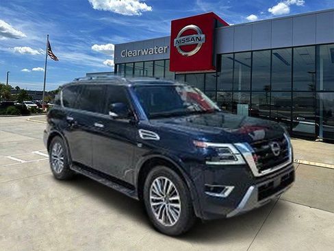 Used 2021 Nissan Armada SL w/ Captain's Chairs Package RWD image 1