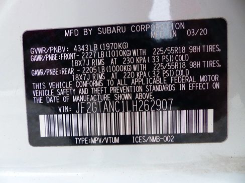 Used 2020 Subaru Crosstrek 2.0i Limited w/ Moonroof Package w/Navigation image 24