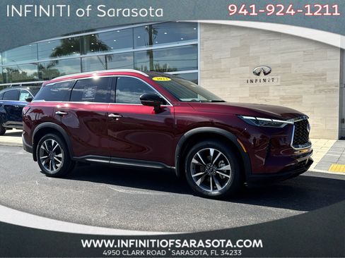 Certified 2023 INFINITI QX60 Luxe w/ Cargo Package FWD image 1