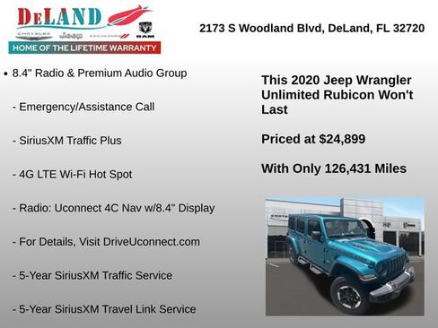 Used 2020 Jeep Wrangler Unlimited Rubicon AWD/4WD image 4