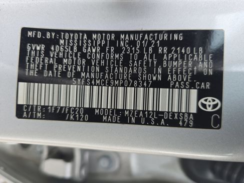 Used 2021 Toyota Corolla SE image 35