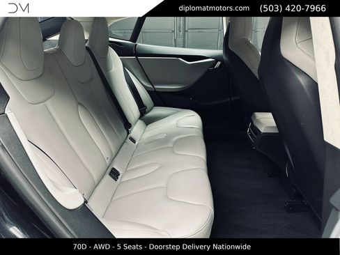 Used 2015 Tesla Model S 70D AWD/4WD image 21
