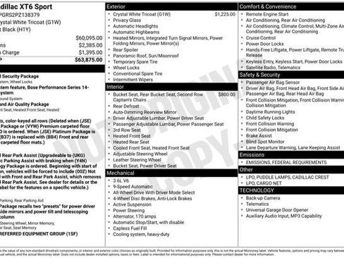 Certified 2023 Cadillac XT6 Sport image 34