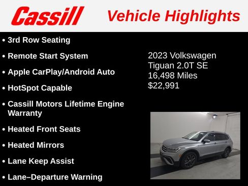 Used 2023 Volkswagen Tiguan SE FWD image 3