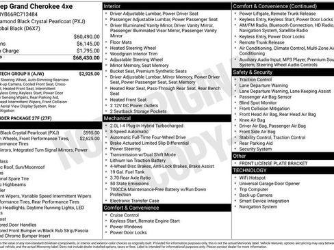 New 2024 Jeep Grand Cherokee Limited 4xe w/ Luxury Tech Group II AWD/4WD image 3