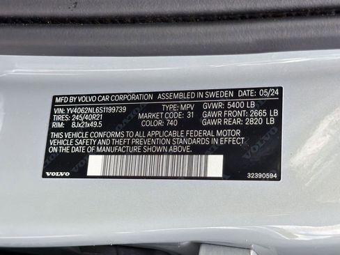 Certified 2025 Volvo V90 B6 Cross Country Ultra AWD/4WD image 22