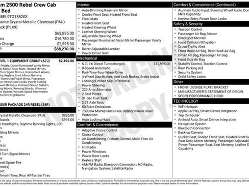 New 2026 RAM 2500 Rebel w/ Rebel Level 1 Equipment Group image 19