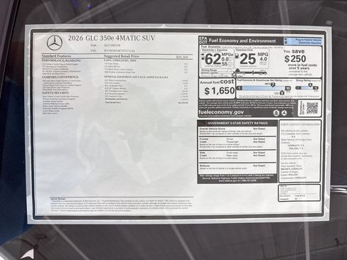 New 2026 Mercedes-Benz GLC 350e 4MATIC image 31