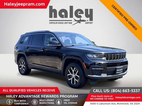 Certified 2023 Jeep Grand Cherokee L Limited w/ Luxury Tech Group II AWD/4WD image 1