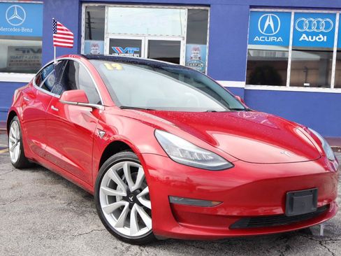 Used 2019 Tesla Model 3 Long Range AWD/4WD image 2