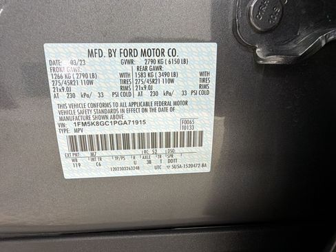 Used 2023 Ford Explorer ST w/ Equipment Group 401A AWD/4WD image 27