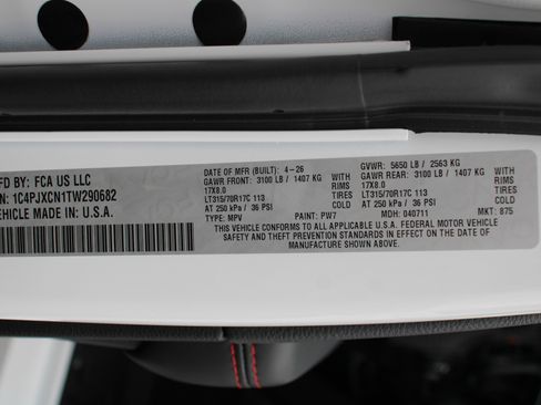 New 2026 Jeep Wrangler Rubicon AWD/4WD image 42