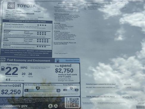 New 2026 Toyota 4Runner SR5 RWD image 24