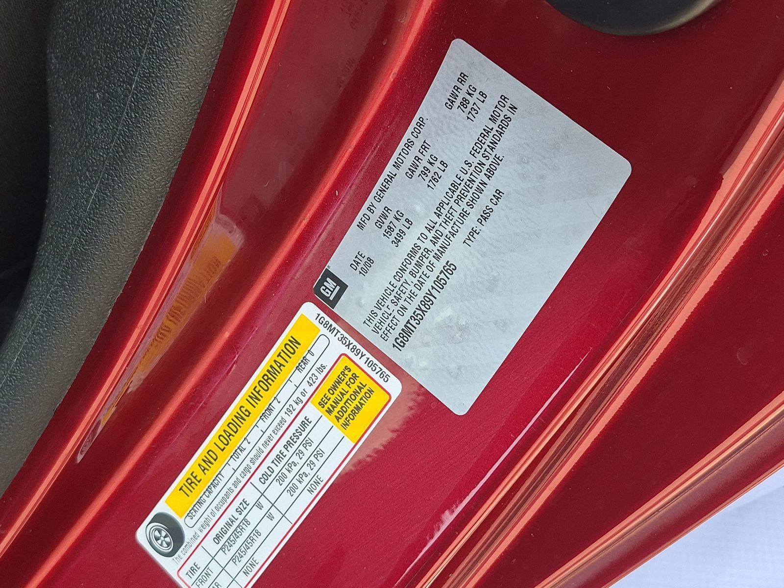 Used 2009 Saturn Sky Red Line RWD image 35
