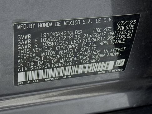 Certified 2024 Honda HR-V LX image 28