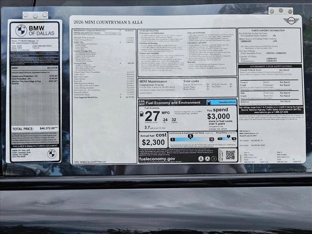 Certified 2026 MINI Cooper Countryman S AWD/4WD image 17