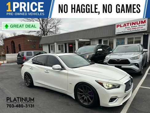 Used 2018 INFINITI Q50 Luxe w/ Cargo Package (L95) image 1