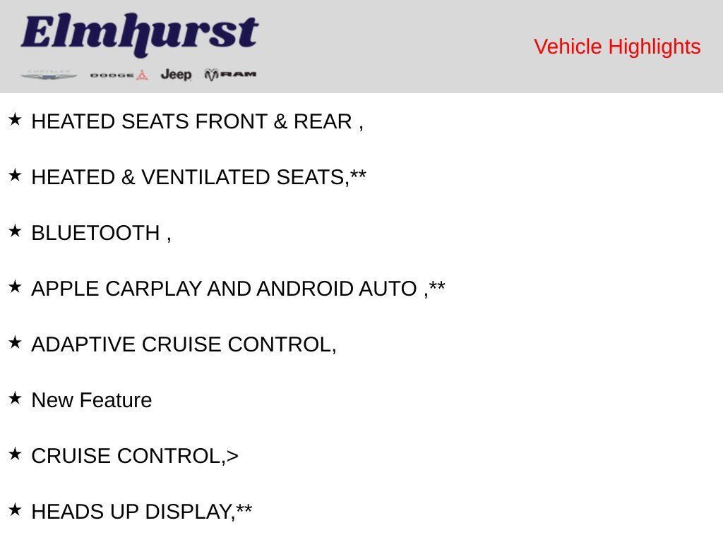 Certified 2024 Jeep Grand Cherokee Summit w/ Adv Protech Group IV AWD/4WD image 10