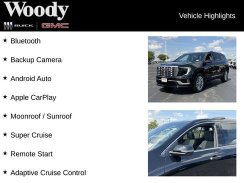 New 2026 GMC Acadia Denali w/ Super Cruise Package AWD/4WD image 3