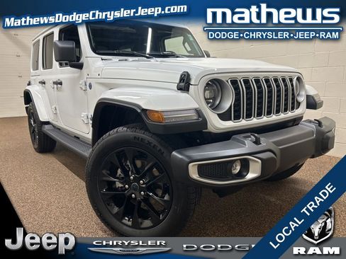 Used 2025 Jeep Wrangler Sahara 4xe image 1