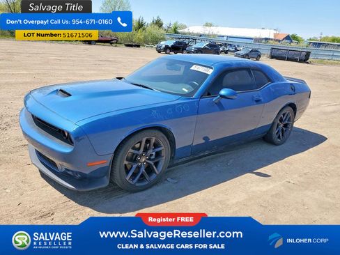 Used 2023 Dodge Challenger GT w/ Blacktop Package RWD image 1