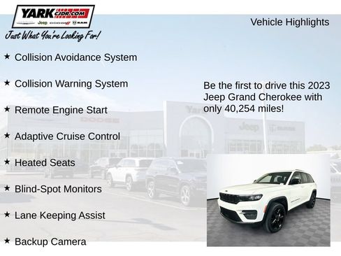 Certified 2023 Jeep Grand Cherokee Altitude AWD/4WD image 13