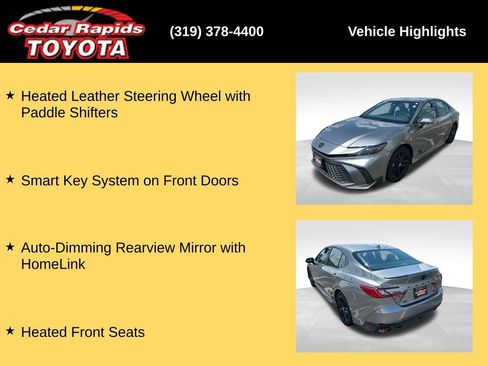 Used 2026 Toyota Camry SE w/ Multimedia Upgrade Package FWD image 33