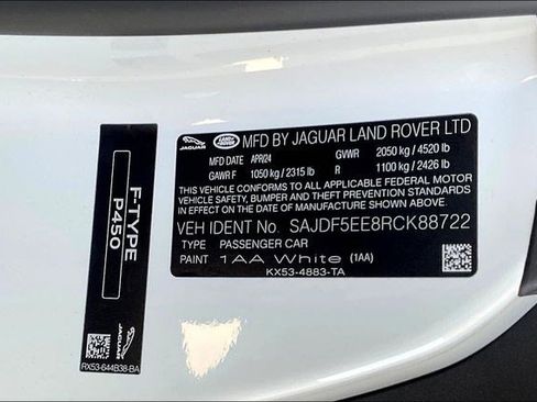 New 2024 Jaguar F-TYPE R-Dynamic image 8