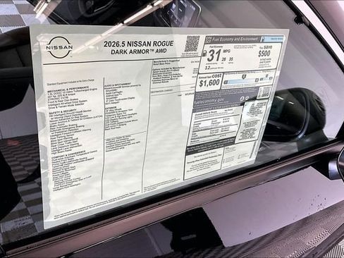 New 2026 Nissan Rogue SV AWD/4WD image 37