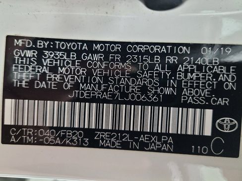 Used 2020 Toyota Corolla LE FWD image 33