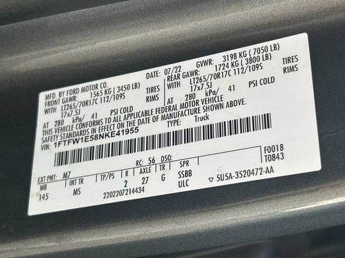 Used 2022 Ford F150 XLT w/ Equipment Group 301A Mid AWD/4WD image 37
