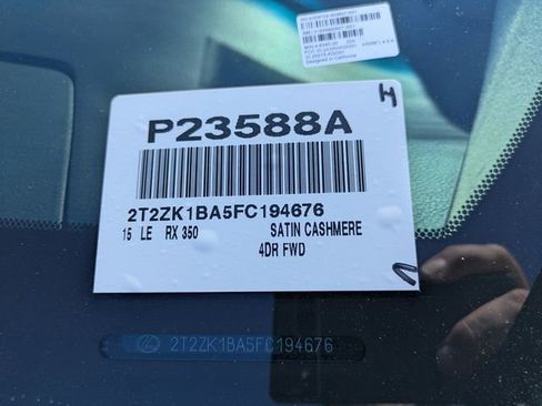 Used 2015 Lexus RX 350 FWD image 36