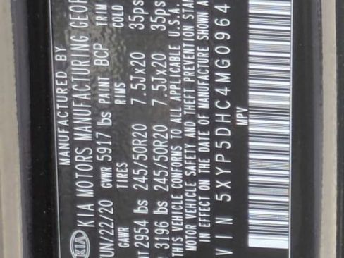 Used 2021 Kia Telluride SX w/ Nightfall Edition Package AWD/4WD image 33