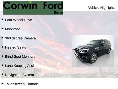 Used 2022 Nissan Armada SL w/ Captain's Chairs Package AWD/4WD image 7