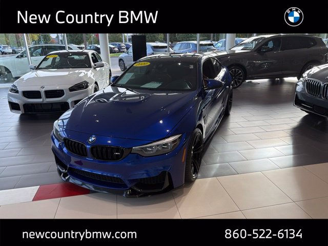Used 2020 BMW M4 Coupe w/ Executive Package RWD image 3