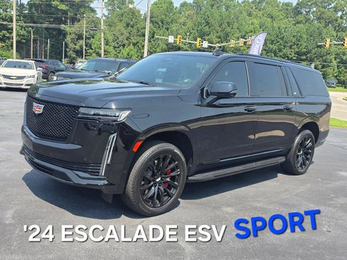Used 2024 Cadillac Escalade ESV Sport w/ LPO, ONYX Package AWD/4WD image 1