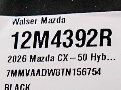 Certified 2026 MAZDA CX-50 AWD 2.5 Hybrid w/ Premium Pkg image 31