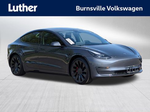 Used 2022 Tesla Model 3 Performance AWD/4WD image 1