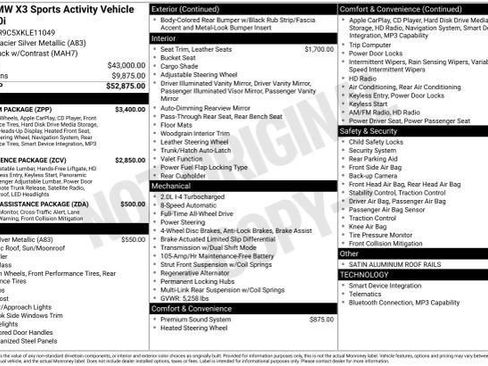 Used 2019 BMW X3 xDrive30i image 5