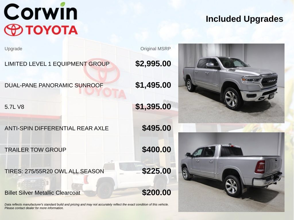 Used 2019 RAM 1500 Limited AWD/4WD image 4