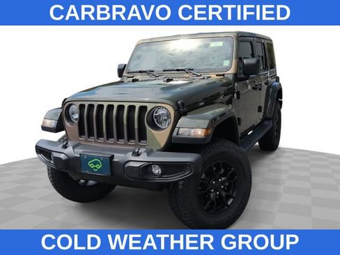 Used 2021 Jeep Wrangler Unlimited Sahara AWD/4WD image 1