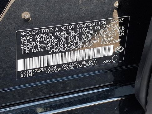 Certified 2023 Lexus LS 500 AWD w/ Luxury Package image 29