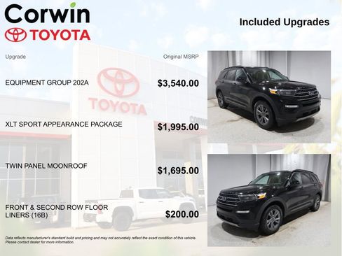 Used 2023 Ford Explorer XLT w/ Equipment Group 202A image 4