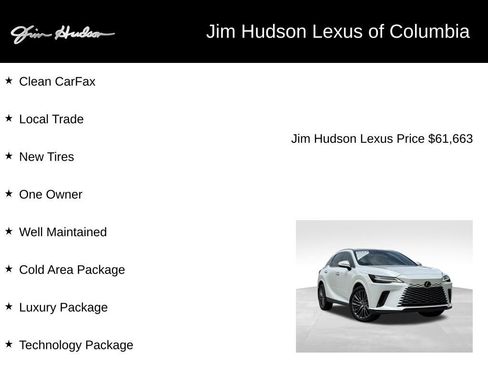 Certified 2024 Lexus RX 350 w/ Accessory Package (K3) AWD/4WD image 4