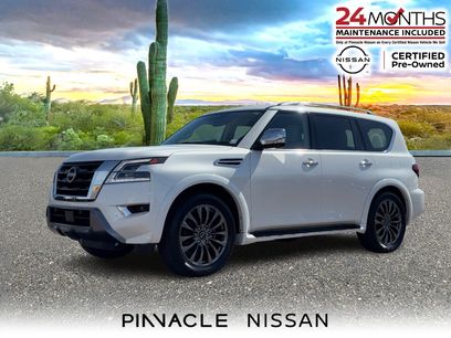Certified 2024 Nissan Armada Platinum w/ Captain's Chairs Package