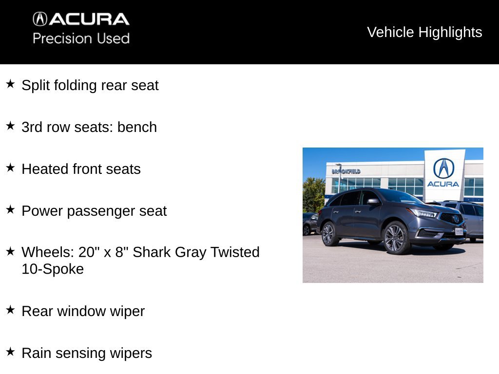 Certified 2019 Acura MDX w/ Technology Package AWD/4WD image 25