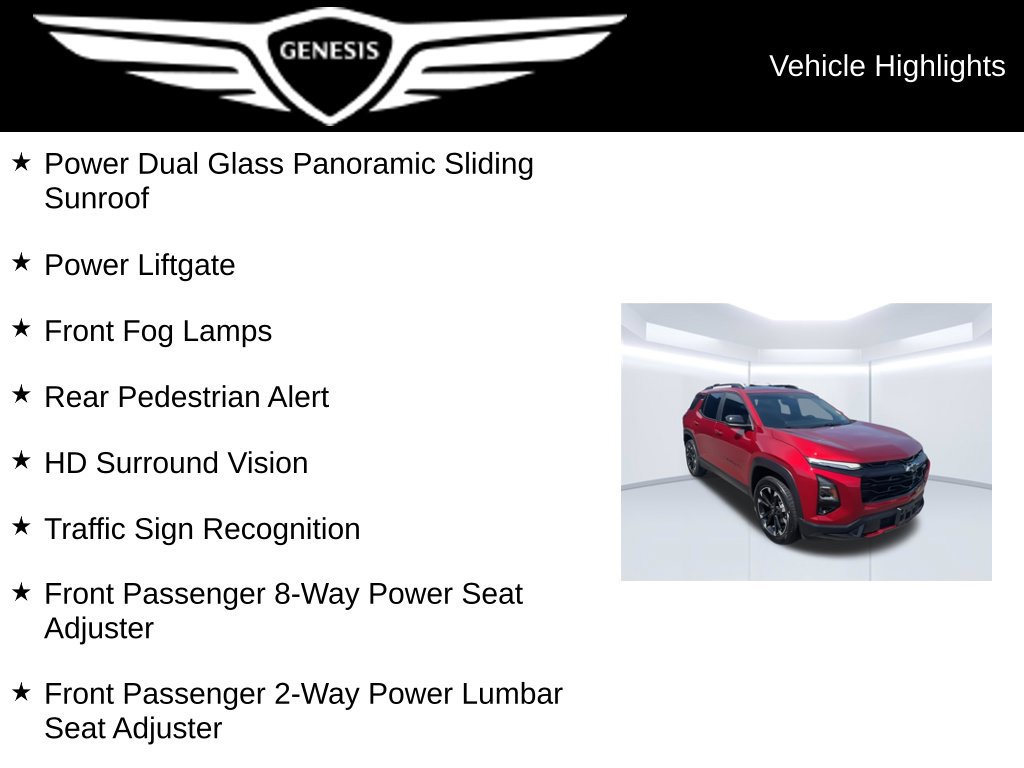 Used 2025 Chevrolet Equinox RS w/ Safety and Technology Package AWD/4WD image 21